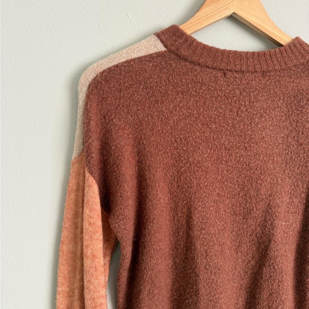 Madewell Payton Merino Wool and Alpaca Blend Colorblock Sweater - Picture 10 of 13